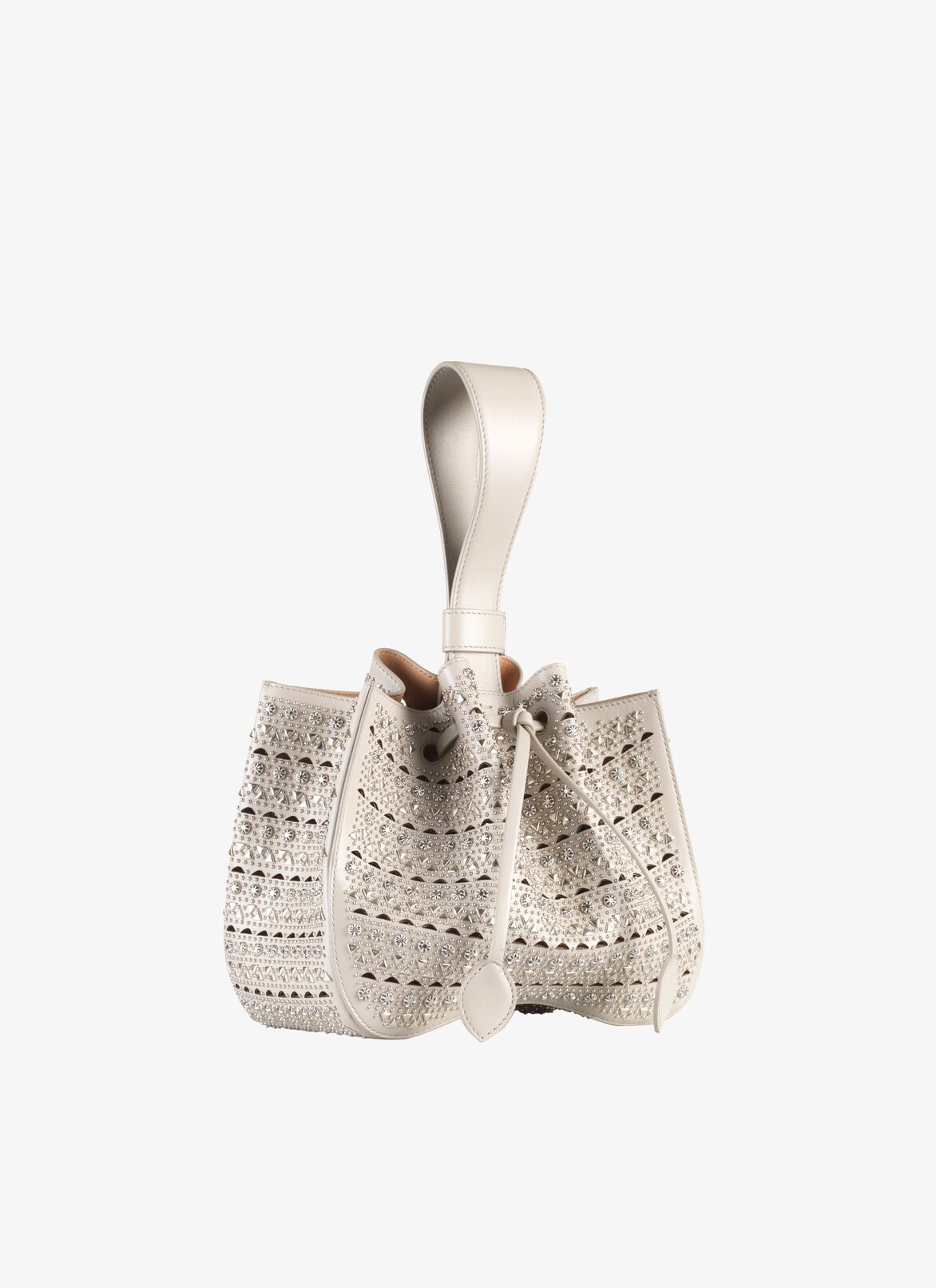 ROSEMARIE CUIR LUX VIENNE CLOUS PEARL ALAÏA PEARL  ROSEMARIE CUIR LUX VIENNE CLOUS PEARL